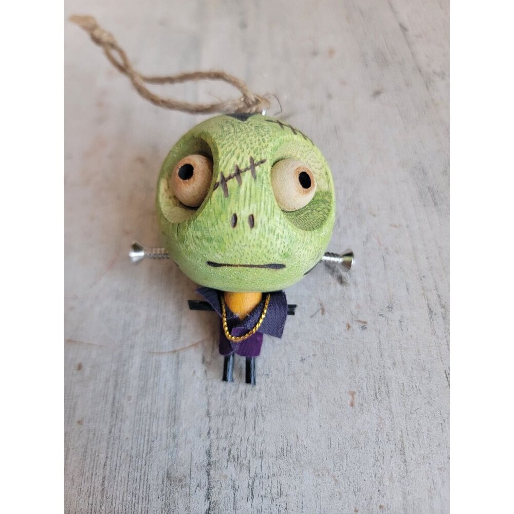 Pier 1 Halloween Frankenstein‎ ornament crazy head unique